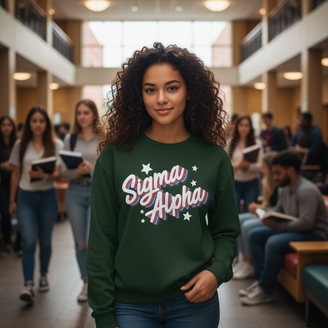 Sigma Alpha Flashback Crewneck Sweatshirt