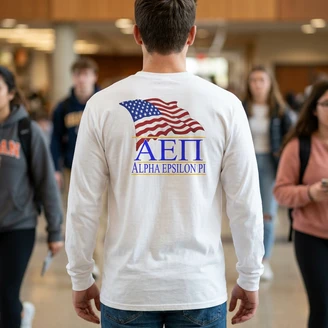 Alpha Epsilon Pi Patriot Long Sleeve T-Shirts