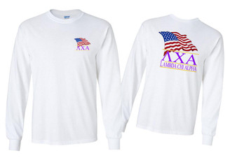 Greekgear Lambda Chi Alpha Patriot Long Sleeve T-Shirts 