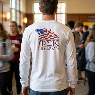 Phi Sigma Kappa Patriot Long Sleeve T-Shirts