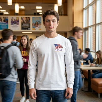 Pi Lambda Phi Patriot Long Sleeve T-Shirts