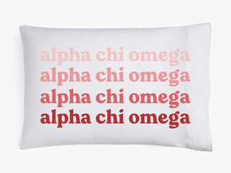 Sorority Shop Alpha Chi Omega Ombre Retro Pillowcases 