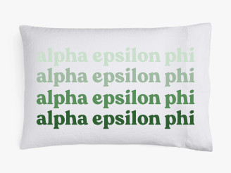 Alpha Epsilon Phi Ombre Retro Pillowcases