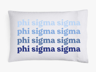 Phi Sigma Sigma Ombre Retro Pillowcases