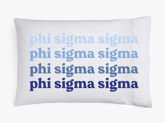 Sorority Shop Phi Sigma Sigma Ombre Retro Pillowcases 