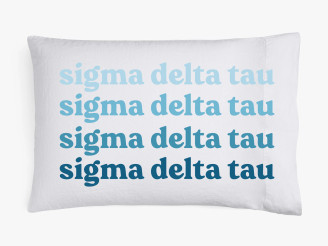 Sigma Delta Tau Ombre Retro Pillowcases