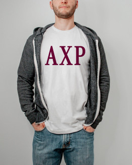 ALPHA CHI RHO LETTERED TEE - $24.95