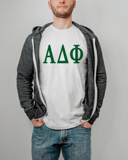 Printify ALPHA DELTA PHI LETTERED TEE - $24.95 