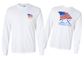 Sigma Chi Patriot Long Sleeve T-Shirts