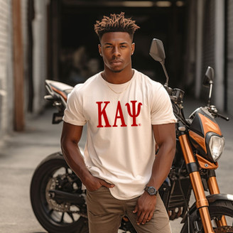 KAPPA ALPHA PSI LETTERED TEE - $24.95