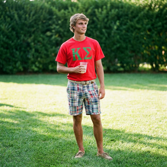 KAPPA SIGMA LETTERED TEE - $24.95