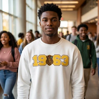 Iota Phi Theta Year Crest Crew Sweatshirts