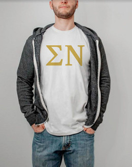 SIGMA NU LETTERED TEE - $24.95