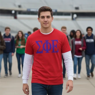SIGMA PHI EPSILON LETTERED TEE - $24.95