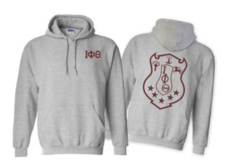 Iota Phi Theta World Famous Crest - Shield Hooded Sweatshirt