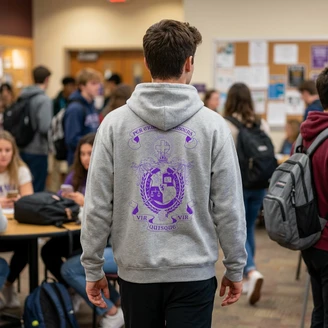 Lambda Chi Alpha World Famous Crest - Shield Hooded Sweatshirts