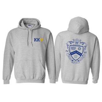 Kappa Kappa Psi World Famous Crest - Shield Hooded Sweatshirts