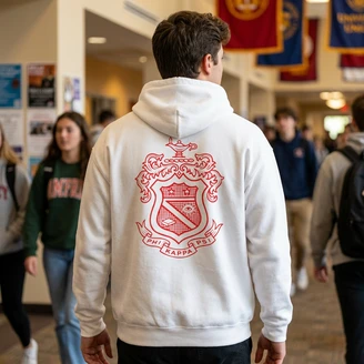 Phi Kappa Psi World Famous Crest - Shield Hooded Sweatshirts
