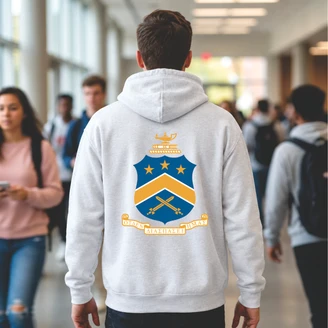 Pi Kappa Phi World Famous Crest - Shield Hooded Sweatshirts