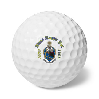 Alpha Kappa Psi Golf Balls, Set of 6