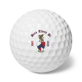 Beta Theta Pi Golf Balls, Set of 6