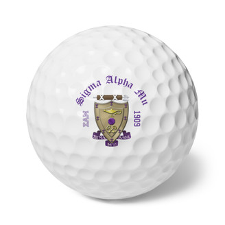Sigma Alpha Mu Golf Balls, Set of 6