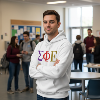 Sigma Phi Epsilon Logo Hooded Sweatshirts