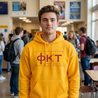 Phi Kappa Tau Logo Hooded Sweatshirt