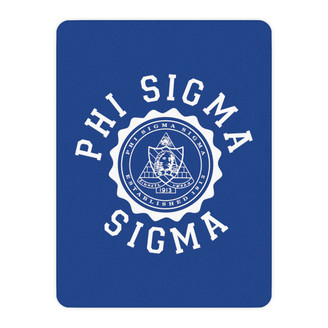 Phi Sigma Sigma Seal Sherpa Blanket - Giant Size!