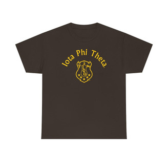 Printify Iota Phi Theta Shield Unisex Heavy Cotton Tee 