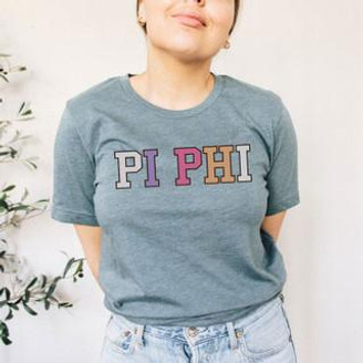 Printify Pi Beta Phi Nickname Tees 