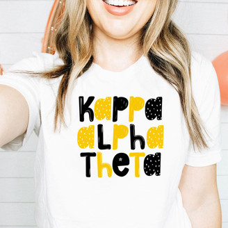 Printify Kappa Alpha Theta Whimsy Tees 