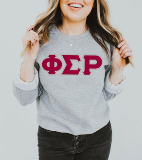  Phi Sigma Rho Lettered Crewneck 