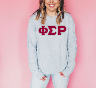 DISCOUNT Phi Sigma Rho Lettered Long Sleeve Tee