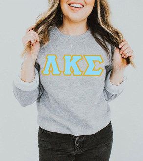 Lambda Kappa Sigma Lettered Crewneck