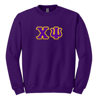  Chi Psi Lettered Crewneck 