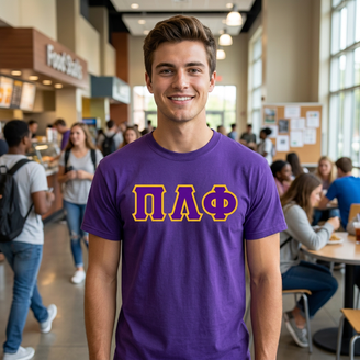 Pi Lambda Phi Lettered Tee