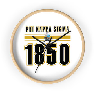 Phi Kappa Sigma Wall Clocks