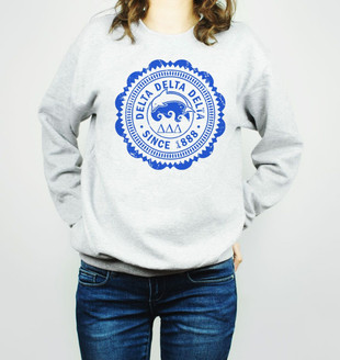 Delta Delta Delta Seal Crewneck Sweatshirt