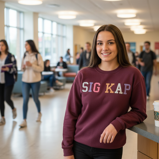 Sigma Kappa Nickname Crew Sweatshirts