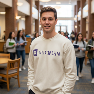 Delta Tau Delta Logo Crewneck Sweatshirt