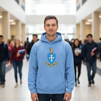 Sigma Chi Big Crest Hooded Sweatshirts