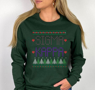 Sigma Kappa Christmas Long Sleeve Tee