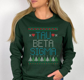 Tau Beta Sigma Christmas Long Sleeve Tee