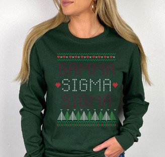 Gamma Sigma Sigma Christmas Long Sleeve Tee