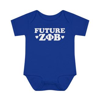 Future Zeta Phi Beta Infant Baby Rib Bodysuit