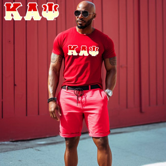 Kappa Alpha Psi Two Toned Greek Lettered T-shirts