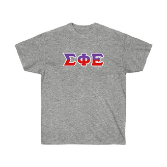 Printify Sigma Phi Epsilon Two Toned Greek Lettered T-shirts 