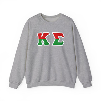 Kappa Sigma Two Toned Greek Lettered Crewneck Sweatshirts