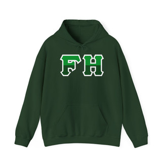 FarmHouse Two Toned Greek Lettered Hooded Sweatshirts